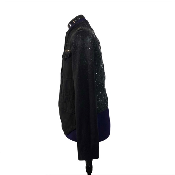 A Court of Thorns and Roses To the Stars that Listen Rhinestone Denim Jacket - Picture 3 of 16